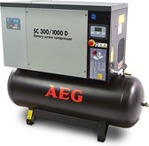 AEG 270 Liter 10 PK Schroefcompressor Met Droger