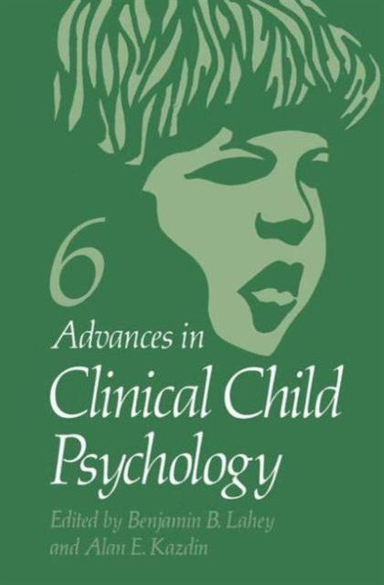 Advances in Clinical Child Psychology - Kluwer Academic Publishers Group