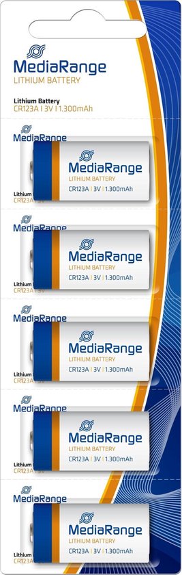 MediaRange MRBAT150 household battery Single-use battery CR123A Lithium 3 V