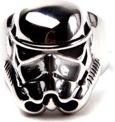 Star Wars Ring -S- Stormtrooper Signet Zilverkleurig