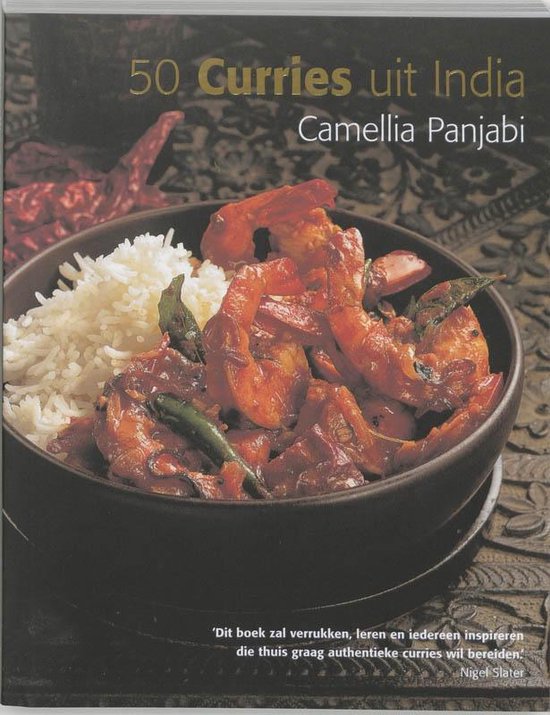 Cover van het boek '50 Curries uit India' van Camellia Panjabi