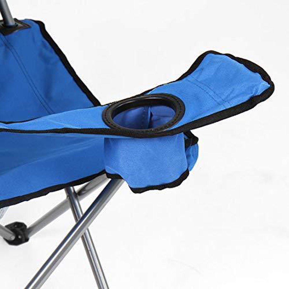 AMHANCIBLE Campingstoel, opvouwbaar, 2-delige set, visstoel, inklapbaar met bekerhouder, klapstoel, camping met armleuningen en draagtas, campingstoelen, licht, tot 120 kg belastbaar, blauw AMHANCIBLE Campingstoel, opvouwbaar, 2-delige set, visstoel, inklapbaar met bekerhouder, klapstoel, camping met armleuningen en draagtas, campingstoelen, licht, tot 120 kg belastbaar, blauw
