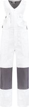 Yoworkwear Body pantalon coton / polyester blanc-gris taille 52
