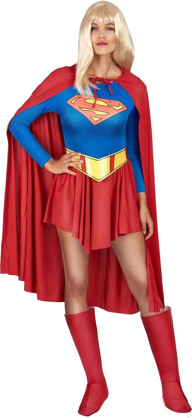 Literaire kunsten Chromatisch Gemeenten Supergirl� kostuum voor dames - Verkleedkleding - Medium | bol.com