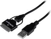 StarTech.com 0,65 m lange Samsung Galaxy Tab-dockconnector of micro USB-naar-USB-combokabel