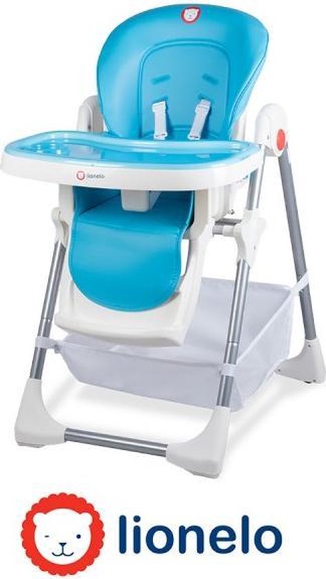 LIONELO Linn Plus chaise haute bebe 6-36 mois jusqu'à 15 kg, deux plateaux amovibles