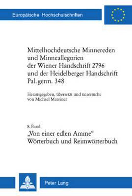 Mittelhochdeutsche Minnereden und Minneallegorien der Wiener ... - cover