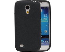 Zwart Zand TPU back case cover hoesje voor Samsung Galaxy S4 mini I9190