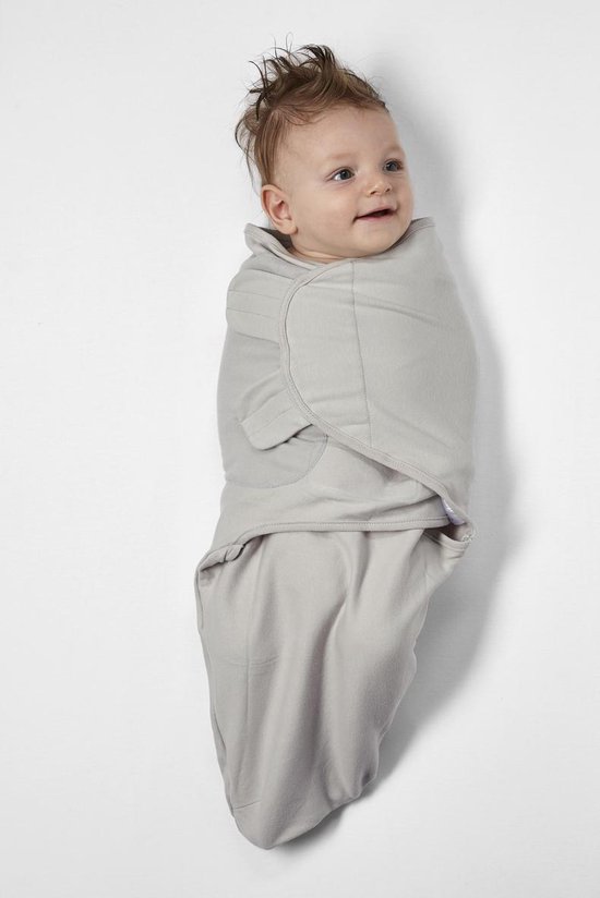 Meyco Baby Uni swaddlemeyco inbakerdoek - grey - 4-6 maanden - 1.0 TOG