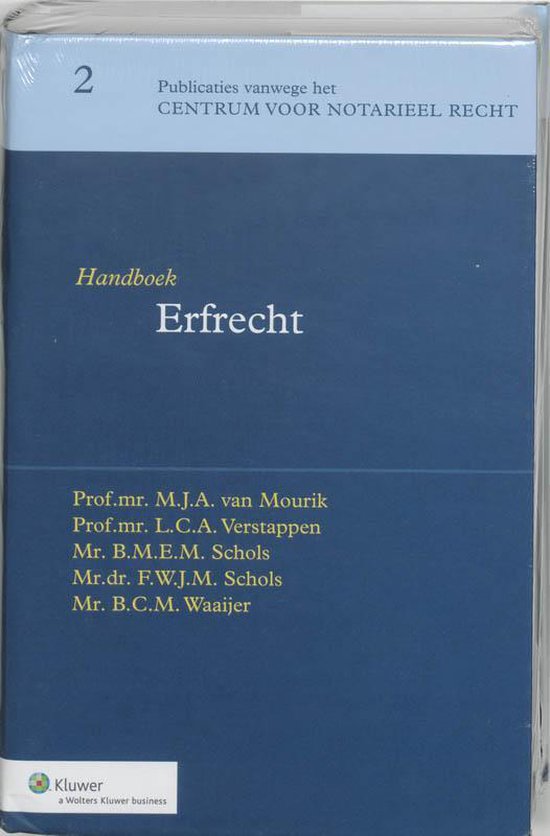 Cover van het boek 'Handboek Nieuw Erfrecht / druk 4'