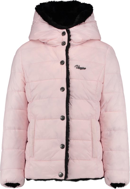 Conjugeren verhouding Tolk Vingino Meisjes reversible jas met fake fur - Soft Pink - Maat 104 | bol.com