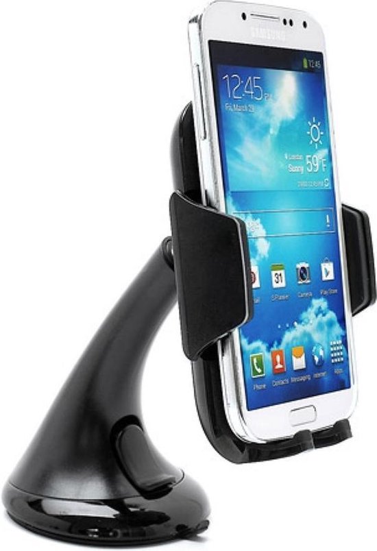 jungle atoom Ordelijk Shop4 - Samsung Galaxy S9 Plus Autohouder Instelbare Raamhouder Zwart |  bol.com