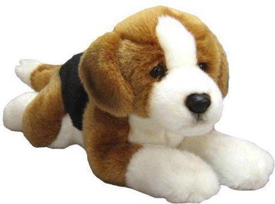 Liggende Beagle knuffel 36 cm | bol.com