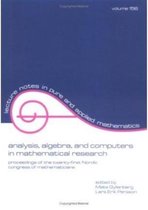 Analysis: Algebra and Computers in Mathematical Research