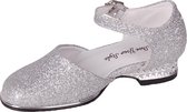 Galaschoen meisjes zilver met glitters-38