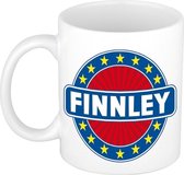 Finnley naam koffie mok / beker 300 ml  - namen mokken