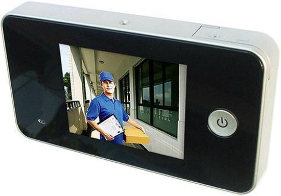 TELESE Digitale Deurspion E0426 Zilver - Met 2,6 Inch Touchscreen Voor Heldere Beelden Bij Deur 38-110 Mm