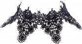 Zac's Alter Ego Choker Caryan lace Zwart