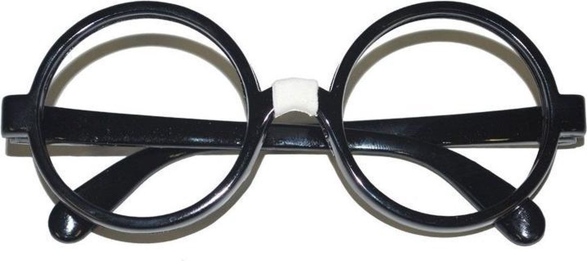 Zwarte nerd bril voor volwassenen - Merkloos