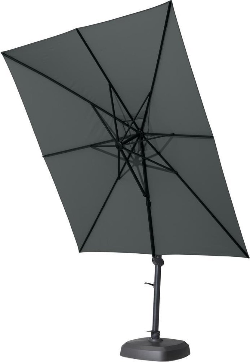 4 Seasons Outdoor Siesta zweefparasol 300 x 300 cm - charcoal