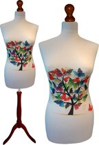 Wens paspop met donker bruine sparkling driepoot  44/46