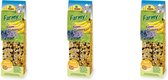 JR Farm - Farmys Banana/Blueberry - 160g - Verpakt per 3 doosjes - Knaagdierensnack
