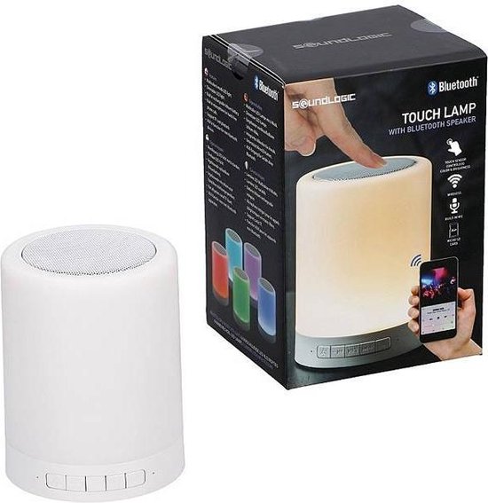 SoundLogic Draadloze Speaker met LED verlichting - Bluetooth & Aux | bol.com