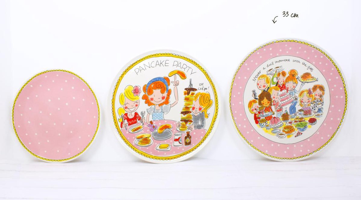 Blond Amsterdam Even Bijkletsen Serveerschaal Ø 33 cm