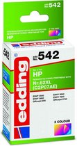 Edding Inktcartridge vervangt HP 62XL, C2P07AE Compatibel Cyaan, Magenta, Geel EDD-542 18-542