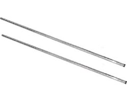 Vogue chroom staanderset voor Vogue voorraadrekken 127cm