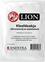 Kleefdoek Lion 45 x 82 cm siliconenvrij antistatisch