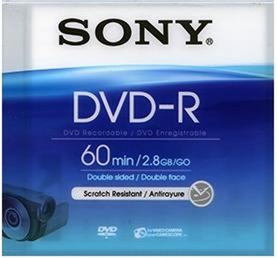 berouw hebben Vuilnisbak zelf Sony Mini DVD-R 1.4 GB 30 minuten 1 stuk | bol.com