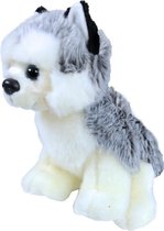 Boony 'Natural Decoration' pluche husky 20 cm, zittend.