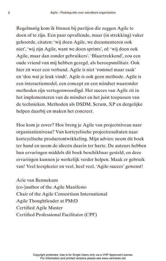 Agile Pocketguide Voor Agile Organisaties