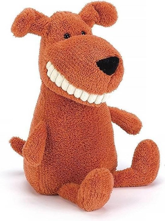 Jellycat - Toothy - Hond - 36 centimeter - Unieke knuffel - Luxe knuffel Speciale... | bol.com