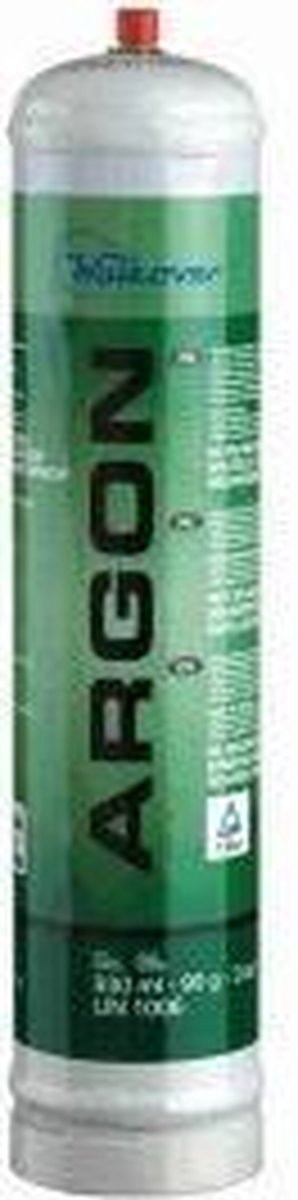 Kemper 1 liter wegwerp cilinder met 60 liter Argon gas - MAG-MIG lassen beschermgas - M10 x 1 aansluiting