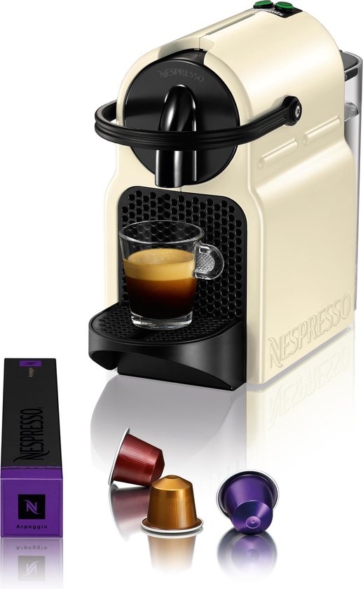 voorkant Ontslag nemen verwennen Nespresso Inissia EN80.CW - Koffiecupmachine - Vanilla Cream | bol.com