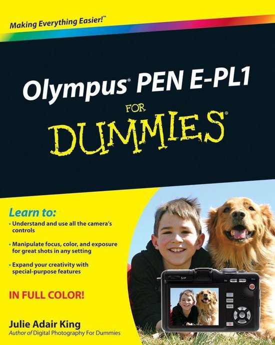 Olympus PEN E-PL1 For Dummies - cover