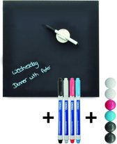 Desq magnetisch glasbord set PRO 35x35 cm cool grey