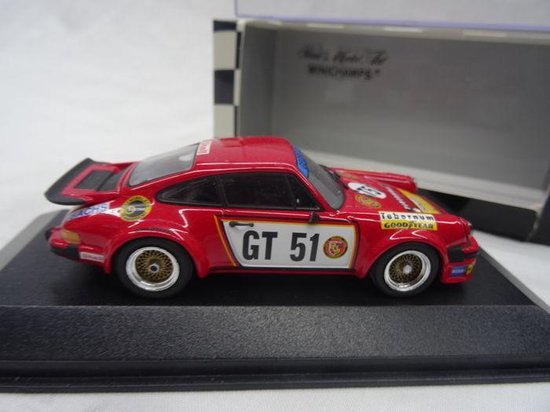 Porsche 934 Minichamps 1:43 1976 Toine Hezemans Gelo Tebernum Racing v ADAC 300 Km EGT Nürburgring - Geen automerk