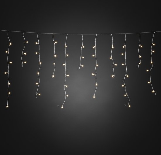 Konstsmide Kerstverlichting IJspegel met cherry - LED 200 lampjes - 5 meter - Warm wit