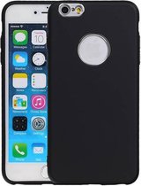 Design TPU Hoesje - Hoesje Geschikt voor iPhone 6 / 6s Plus Zwart