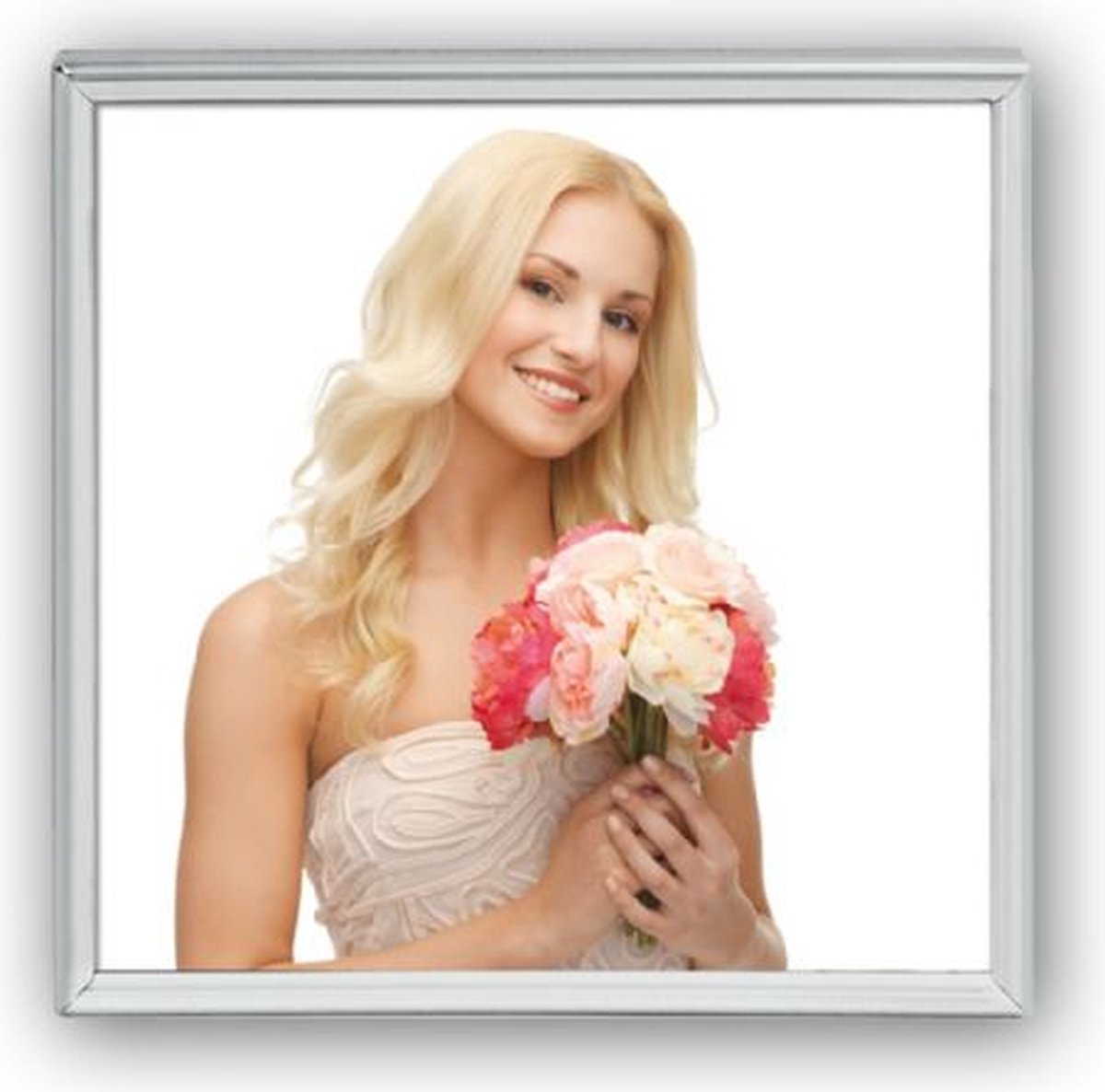 Zep Fotolijst 120S01-66 Zilver 15x15cm Zilverkleurig