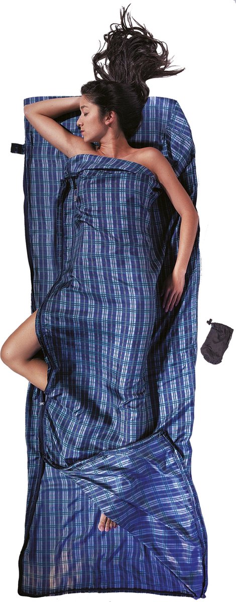 Cocoon TravelSheets 100% Zijde - Checked Silk — afbeelding 2