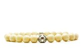 Beaddhism - Armband - Ipanema - Zilver - Eva - 8 mm - 21 cm