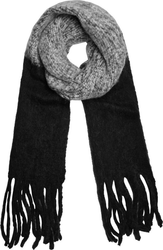 Extra dikke sjaal Soft Hug|Wintersjaal dames|Zwart grijs | bol.com