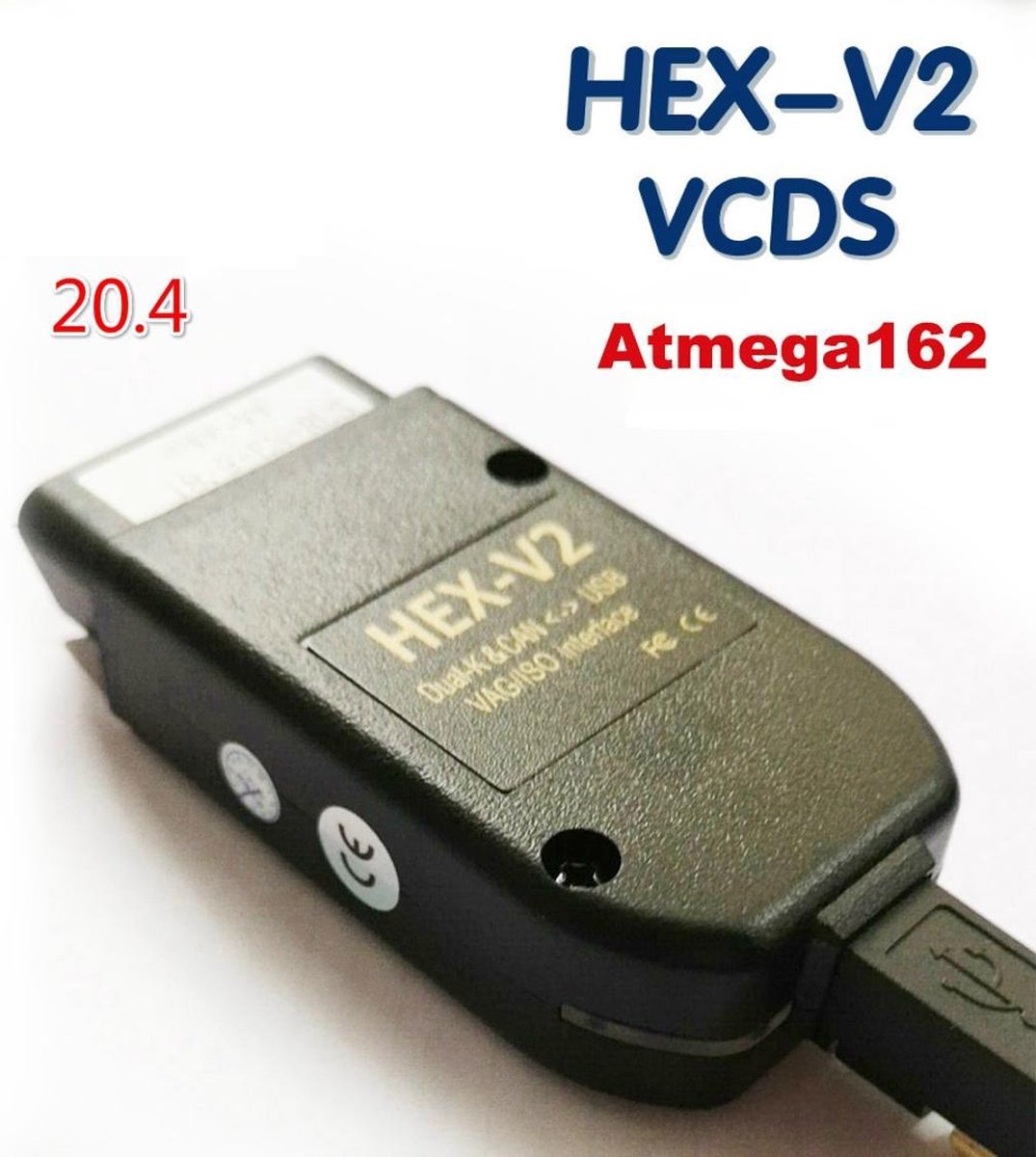 VCDS HEX-V2 Enthusiast - USB Interface - VCDS HEX-V2 USB - Vagcom 20.4.2 Vag  Com 19.6... | bol.com