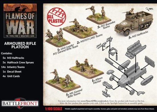 Thumbnail van een extra afbeelding van het spel Flames of War: Armoured Rifle Platoon