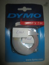 Dymo Tape 9mm x 2mtr supermini jet maxi deluxe rood
