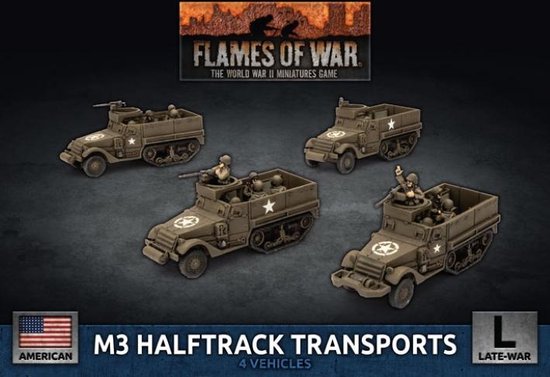 Afbeelding van het spel Flames of War: M3 Halftrack transports